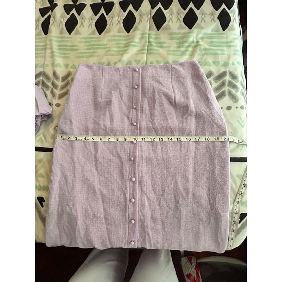 Fashion Nova Always On My Mind Skirt Set - Lavender - Picture 9 of 11